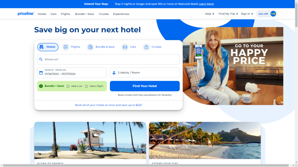 Priceline.com Adventure